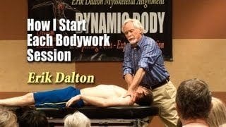 How I Start Each Bodywork Session