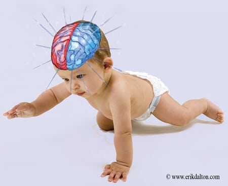 Image 1. Cross-crawling helps organize the child’s central nervous system.